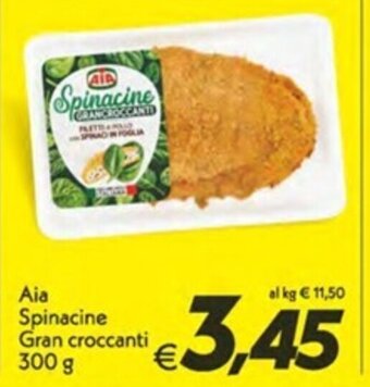 Iper Super Conveniente Aia Spinacine Gran croccanti 300 g offerta