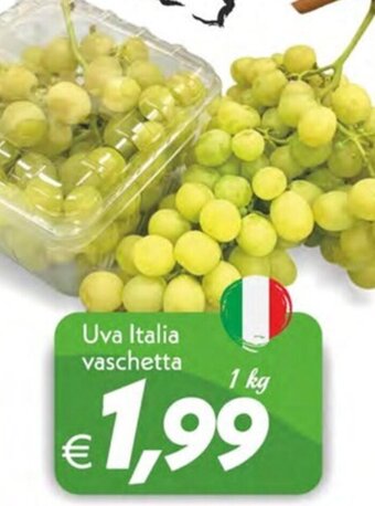 Iper Super Conveniente Uva Italia vaschetta 1 kg offerta