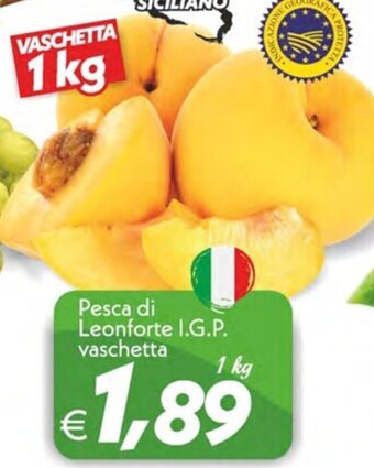 Iper Super Conveniente Pesca di Leonforte I.G.P. vaschetta 1 kg offerta