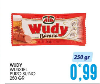 SpesAmica WUDY WURSTEL PURO SUINO 250 GR offerta