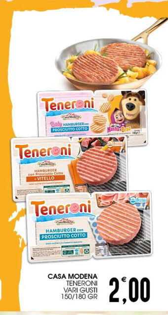 SpesAmica CASA MODENA TENERONI VARI GUSTI 150/180 GR offerta