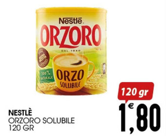 SpesAmica NESTLÈ ORZORO SOLUBILE 120 GR offerta