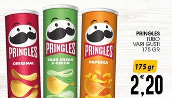 PRINGLES TUBO VARI GUSTI 175 GR