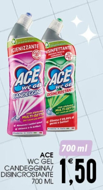 SpesAmica ACE WC GEL CANDEGGINA/ DISINCROSTANTE 700 ML offerta