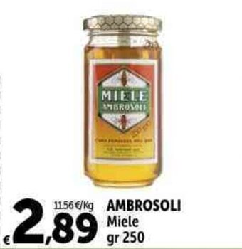 Carrefour Market AMBROSOLI Miele gr 250 offerta