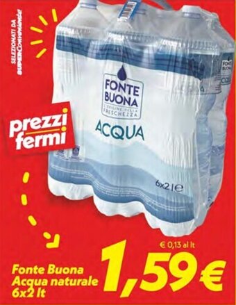Iper Super Conveniente Fonte Buona Acqua naturale 6x2 It offerta
