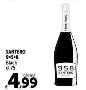 SANTERO 9.5.8 Black cl 75