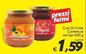 Iper Super Conveniente Cuor Di Frutta Confettura vari tipi 400 g offerta