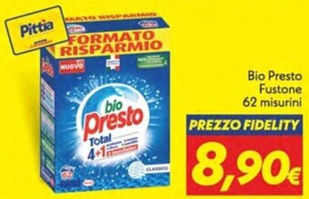 Iper Super Conveniente Bio Presto Fustone 62 misurini offerta