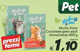 Iper Super Conveniente Mucho Amor Crocchette gatto adult tonno/manzo 400 g offerta