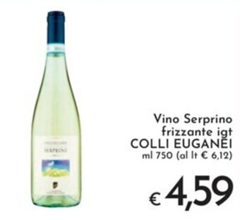 Eurospesa Vino Serprino frizzante igt COLLI EUGANEI ml 750 offerta
