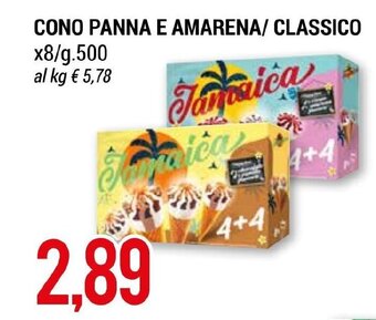 Hardis CONO PANNA E AMARENA/ CLASSICO x8/g.500 offerta