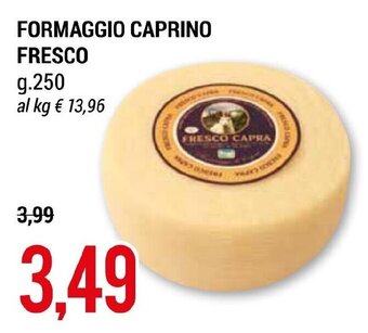 Hardis FORMAGGIO CAPRINO FRESCO g.250 offerta