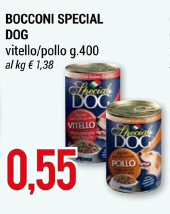 Hardis BOCCONI SPECIAL DOG vitello/pollo g.400 offerta