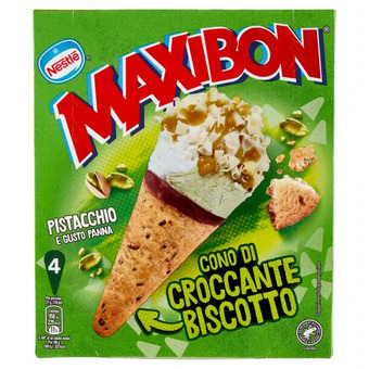 Coop Gelato cono di croccante biscotto maxibon motta offerta