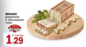 Crai BIRAGHI gorgonzola e mascarpone l'etto offerta