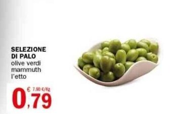 Crai SELEZIONE DI PALO olive verdi mammuth l'etto offerta