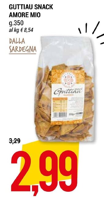 GUTTIAU SNACK AMORE MIO g.350