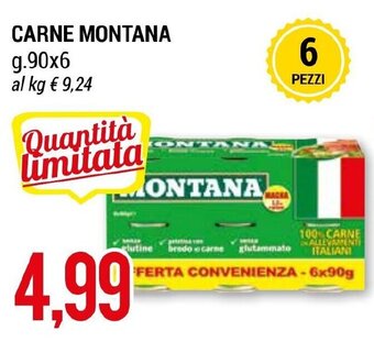 Hardis CARNE MONTANA g.90x6 offerta