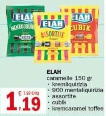 Crai ELAH caramelle 150 gr offerta
