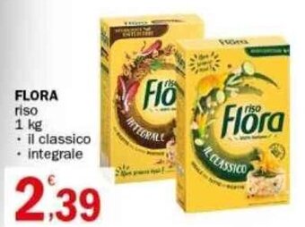Crai FLORA riso 1 kg offerta