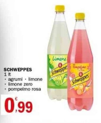 Crai SCHWEPPES 1 lt offerta