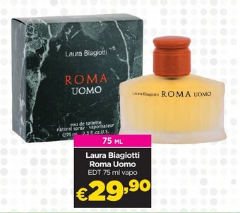 Laura Biagiotti Roma Uomo EDT 75 ml vapo