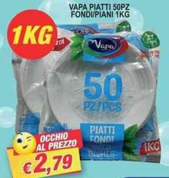 Maury's VAPA PIATTI 50PZ FONDI/PIANI 1KG offerta