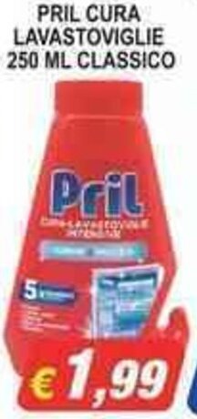 Maury's PRIL CURA LAVASTOVIGLIE 250 ML CLASSICO offerta