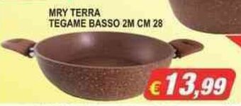 Maury's MRY TERRA TEGAME BASSO 2M CM 28 offerta