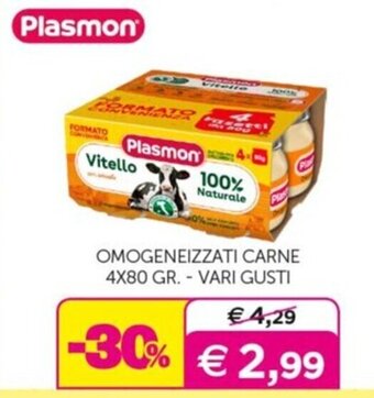 OMOGENEIZZATI CARNE 4X80 GR. - VARI GUSTI