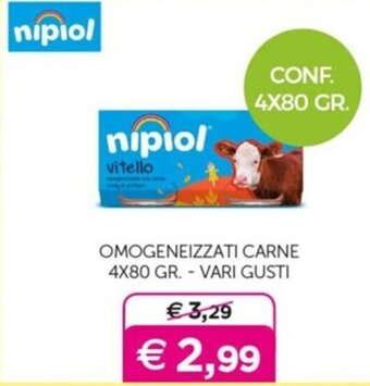 OMOGENEIZZATI CARNE 4X80 GR. - VARI GUSTI