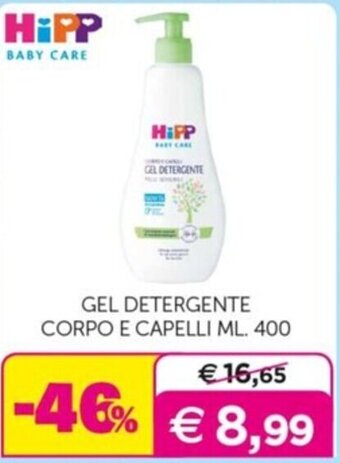 GEL DETERGENTE CORPO E CAPELLI ML. 400