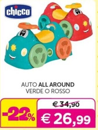 Universo Bimbo AUTO ALL AROUND VERDE O ROSSO offerta