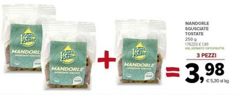 Todis MANDORLE SGUSCIATE TOSTATE 250 g offerta