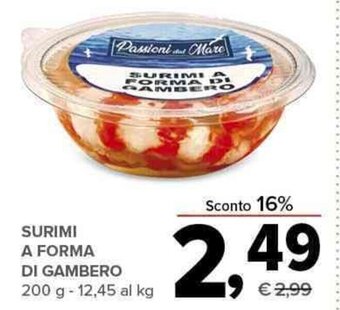 Todis SURIMI A FORMA DI GAMBERO 200 g offerta