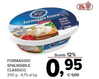 Todis FORMAGGIO SPALMABILE CLASSICO 200 g offerta