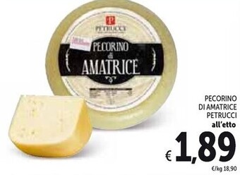 Spazio Conad Petrucci pecorino di amatrice offerta