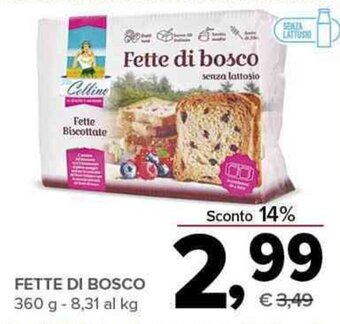 Todis FETTE DI BOSCO 360 g offerta