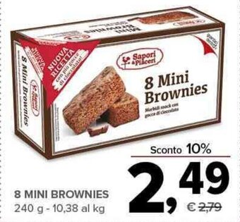 8 MINI BROWNIES 240 g