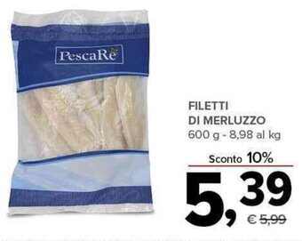 Todis FILETTI DI MERLUZZO 600 g offerta