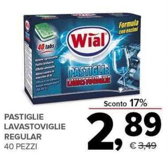 Todis PASTIGLIE LAVASTOVIGLIE REGULAR 40 PEZZI offerta