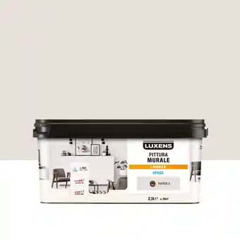 Bricocenter Idropittura lavabile 2,5 lt paper 3 luxens offerta