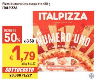 Iper La Grande Pizza Numero Uno surgelata 410 g ITALPIZZA offerta