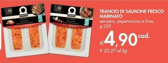 Bennet Mowi Trancio Di Salmone Fresco Marinato offerta
