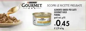 Bennet Purina Alimento Umido Per Gatti Gourmet Con Pollo offerta