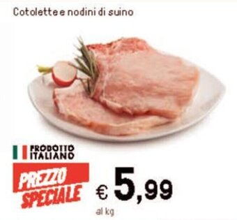 Iper La Grande Cotolette e nodini di suino offerta