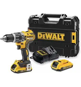 Eurobrico Trapano avvitatore brushless dewalt con percussione dcd796d2 con due batterie 2.0 ah offerta