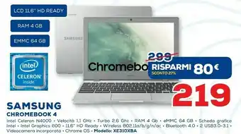 Euronics Samsung Notebook offerta