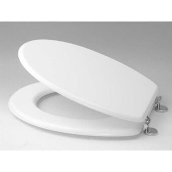 Bricofer Idrak copriwater universale, in mdf, cerniere regolabili cromate, colo offerta